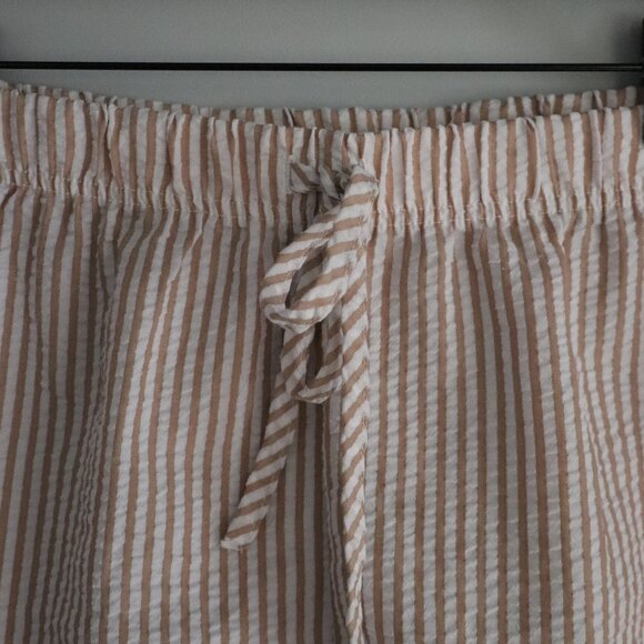 Kikit Sz Lrg Matching Striped Summer Tank Top + Shorts Comfy Lounge Set - Picture 9 of 14